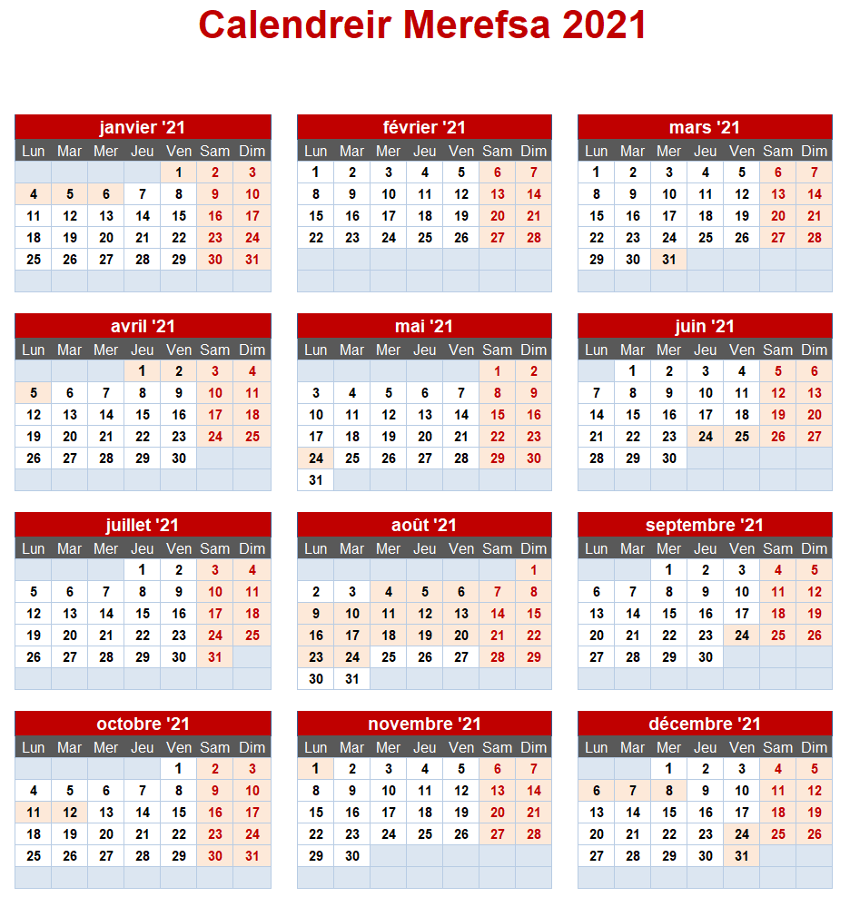 Calendrier